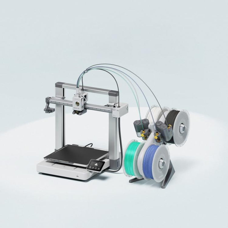 Bambu Lab A1 3D Printer, Bambu Lab A1 Combo 3D Printer, Multi-Color Printing, Active Flow Rate Compensation, Active Motor Noise Cancelling, Full-Auto Calibration, Clip Quick Swap Nozzle, 256*256*256 Mm Build Volume
