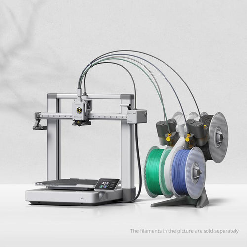 Bambu Lab A1 3D Printer, Bambu Lab A1 Combo 3D Printer, Multi-Color Printing, Active Flow Rate Compensation, Active Motor Noise Cancelling, Full-Auto Calibration, Clip Quick Swap Nozzle, 256*256*256 Mm Build Volume