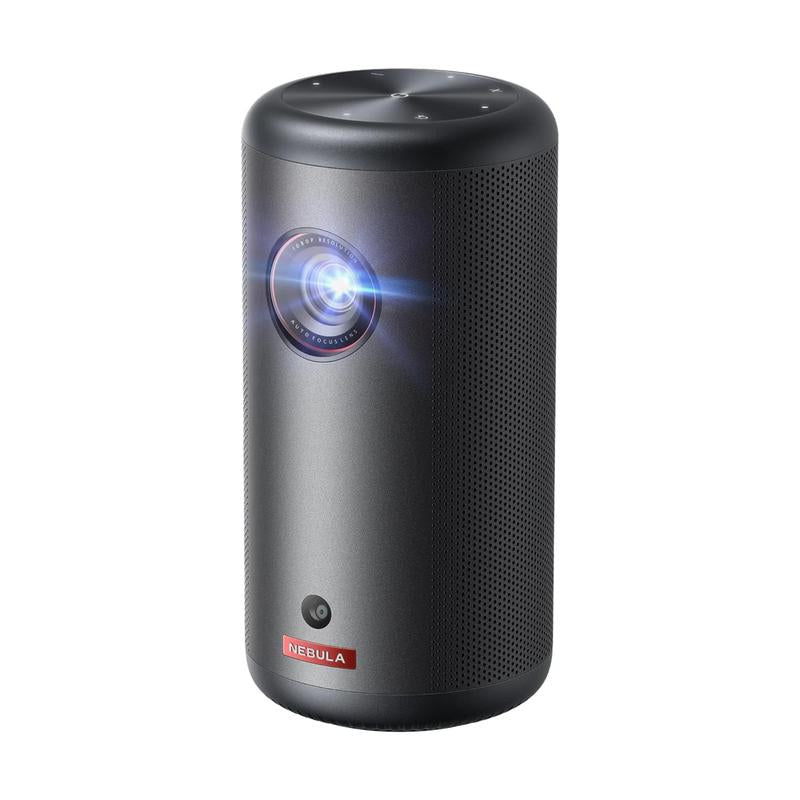 NEBULA Capsule 3 GTV Projector, Netflix Officially Licensed, 1080P, Wi-Fi, 2.5 Hours Playtime, 120-Inch Display, Ultra Portable for Any Space Springtok
